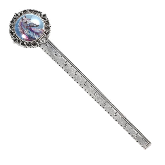 Cartoons Silver Lace-Edged Bookmark - Gift for Readers and Book Lovers