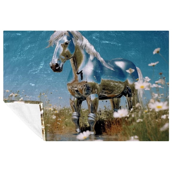 Cartoons Soft and Warm Microfiber Throw Blanket - Printed Lightweight Blanket for Sofa, Bed, Couch, Office, and Camping