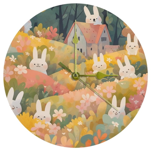 Cartoons Stylish Circular Acrylic Wall Clock - 2 Keywords
