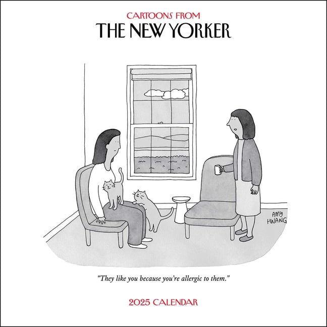 Cartoons from the New Yorker 2025 Wall Calendar, (Paperback)