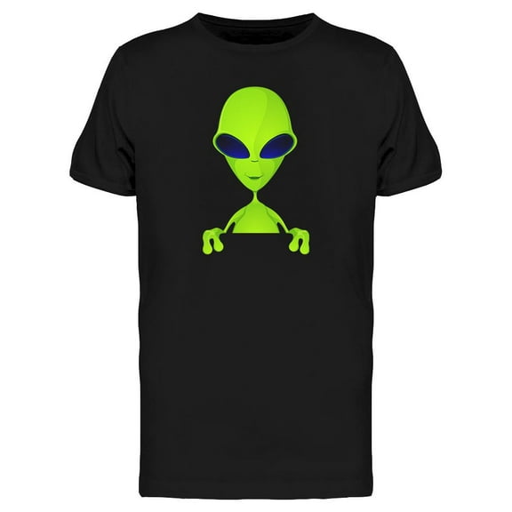 Cartoony Alien T-Shirt Men -Image by Shutterstock, Male Large