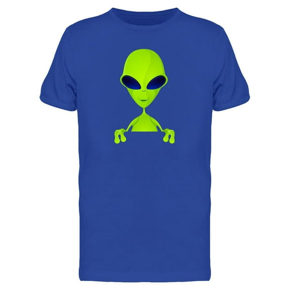 Cartoony Alien T-Shirt Men -Image by Shutterstock, Male x-Large
