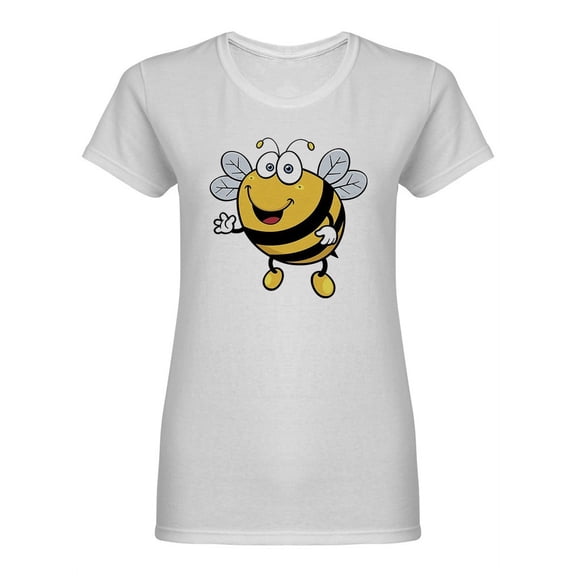 Cartoony Bee Shaped T-Shirt Women -Image by Shutterstock, Female XX-Large