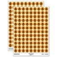 thumbnail image 1 of Cartoony Ladybug 200+ Round Stickers - Orange - Matte Finish - 0.50" Size, 1 of 3