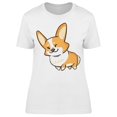 thumbnail image 1 of Cartoony Smilng Corgi T-Shirt Women -Image by Shutterstock, Female XX-Large, 1 of 2
