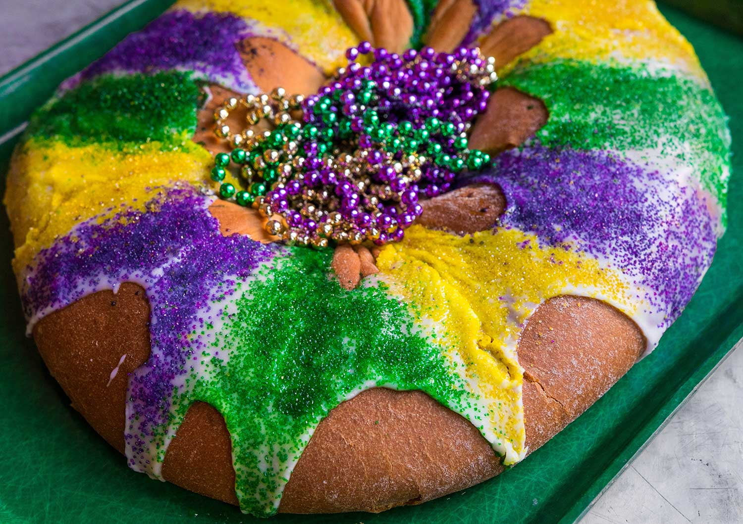 Cartozzo's Bavarian Cream King Cake