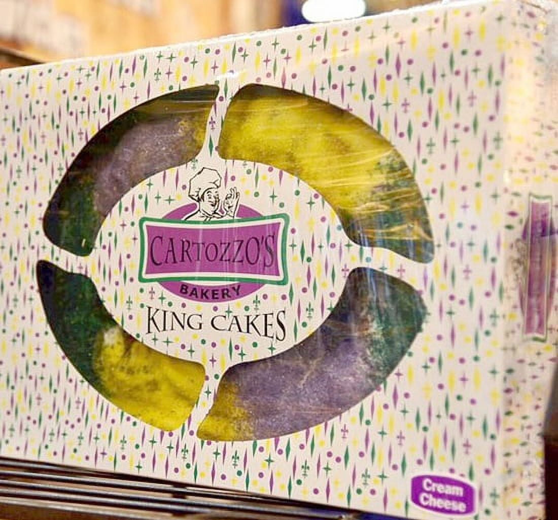 Cartozzo's Cream Cheese King Cake