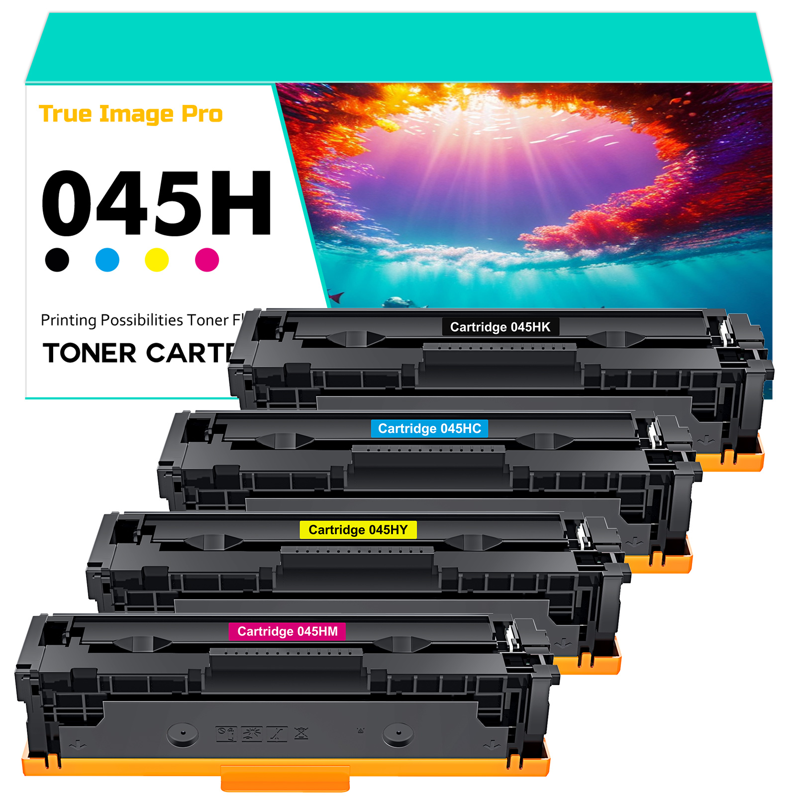 Aazon.co: STAROVER Cartuchos De Tóner Copatibles De Repuesto Para Canon 045 045H CRG-045H