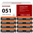 thumbnail image 1 of Cartridge 051 Compatible Toner Cartridge for Canon 051 051H imageCLASS MF264dw MF269dw MF267dw MF266dn MF263dn LBP162dw LBP161dn LBP1692dwkg Ink Printer Black 8-Pack, 1 of 6