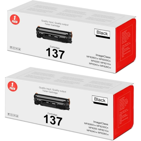 Cartridge 137 9435B001 CRG137 Toner Cartridge High YieldReplacement for Canon imageCLASS MF212w MF216n MF217w MF227dw MF229dw MF232w MF236n MF247dw Printer Ink ,2-Pack