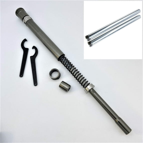 Cartridge Kit, 49mm Fork Tubes for Harley Touring 2014 later by GeezerEngineering LLC