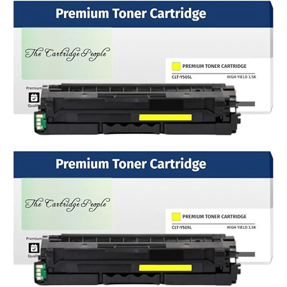 The Cartridge People Compatible for CLT-Y505L Yellow Toner Cartridge | High Yield 3,500 Pages Each | 2 Pack for ProXpress C2620DW, C2670FW Laser Printers