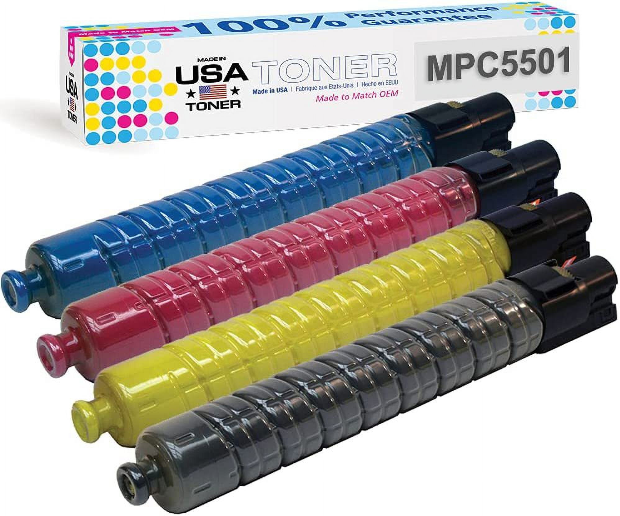 Replacement Cyan Toner Cartridge For Ricoh MP C4501/C5501 Printers - 1 Pack, 18,000 Pages