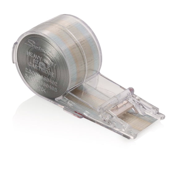 Cartridge Staples, 0.38" Leg, 0.5" Crown, Steel, 5,000/box | Bundle of 5 Boxes