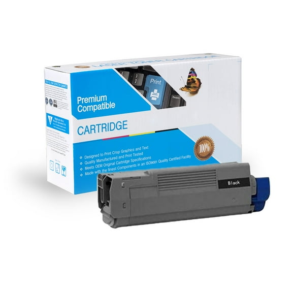 Cartridge compatible with Cartridge compatible with Okidata C8800 Series, 43487736 Compatible Black Toner Cart