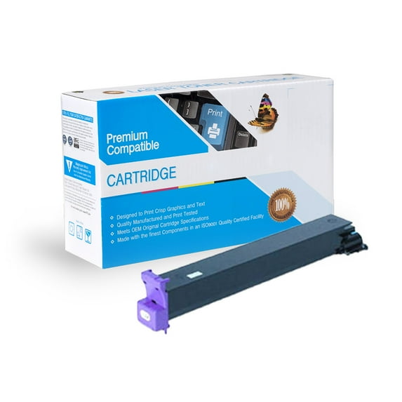 Cartridge compatible with Konica-Minolta Compat Toner TN-210, Magenta
