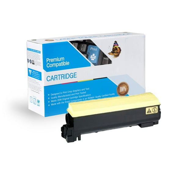 Cartridge compatible with Kyocera Mita TK-582Y Compatible Yellow Toner Cartridge