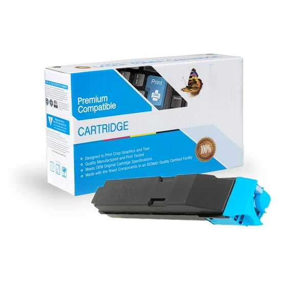 Cartridge compatible with Kyocera Mita TK-8307C Compatible Cyan Toner Cartridge