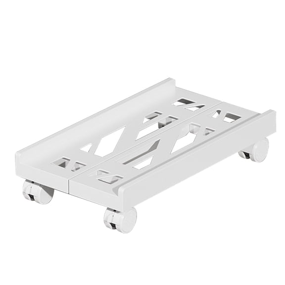 Carts with Wheels Adjustable Computer tower Stand with 4 Locked Rolling Wheels And A Mobile Ventilation Push Frame, Suitable for Office Computer Desktop Racks