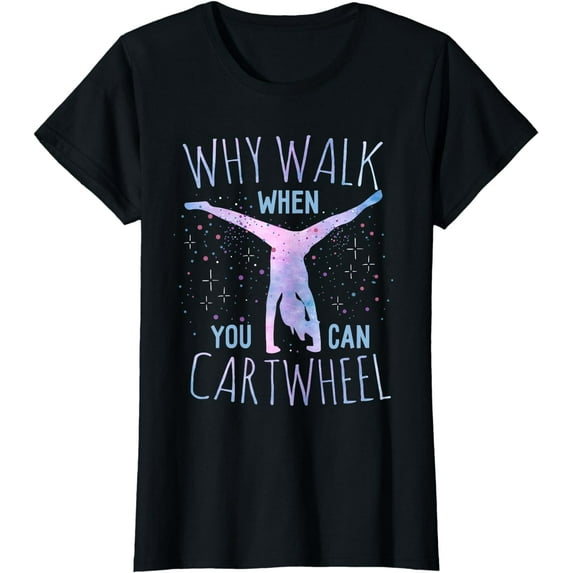 Cartwheel Gymnast Girl T-Shirt