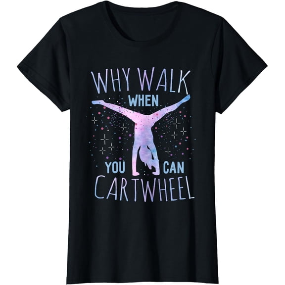 Cartwheel Gymnast Girl T-Shirt