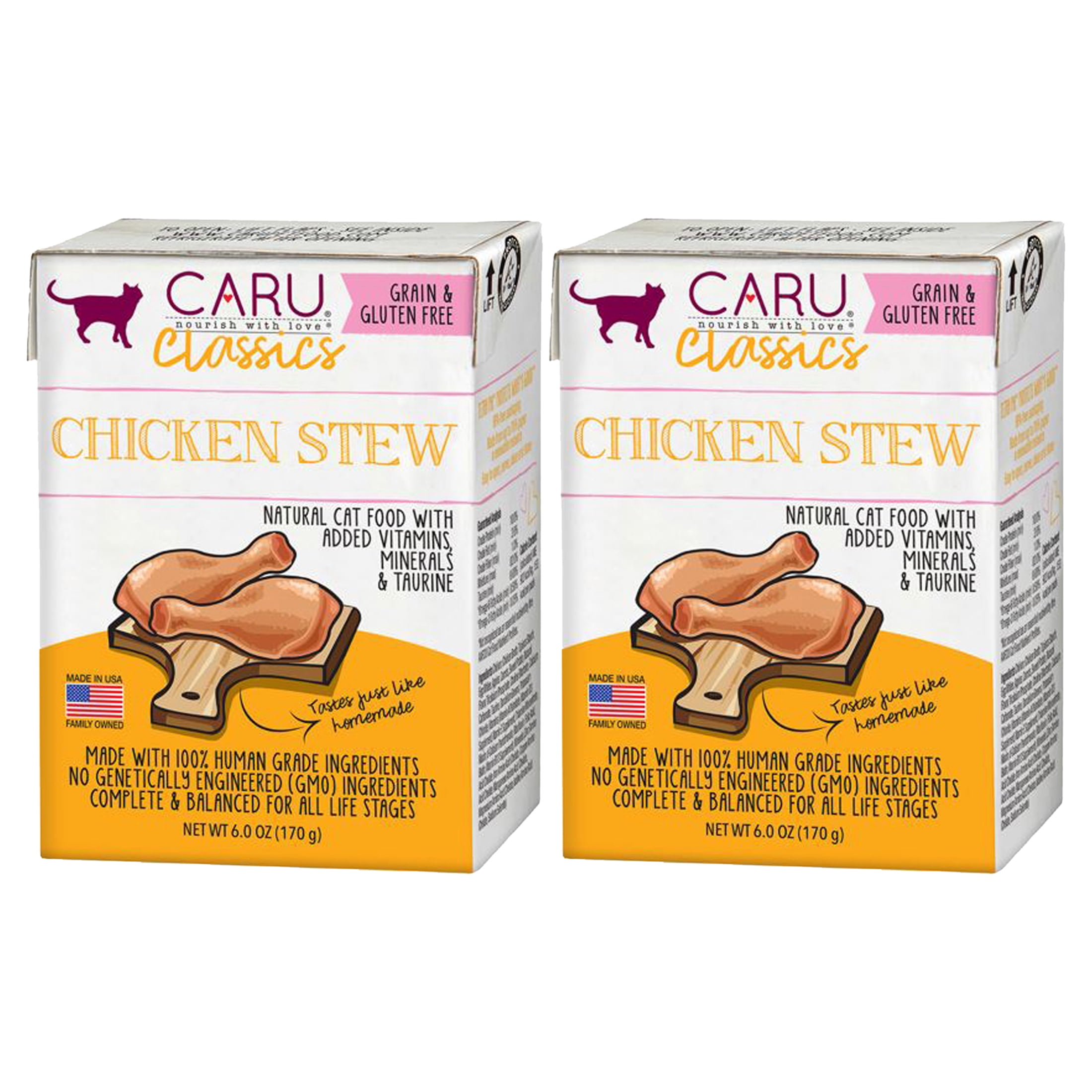 Caru classics top cat food