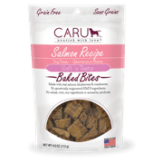 Caru Soft 'n Tasty Salmon Recipe Baked Bites Dog Treats, 4.0 Oz.