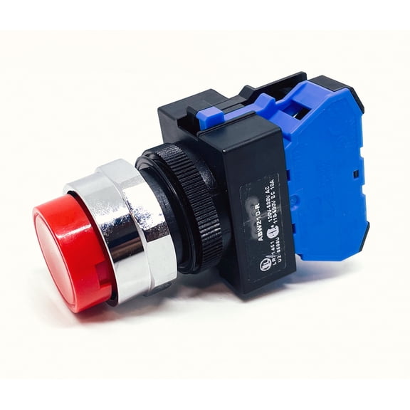 Carus Tool IDEC ABW210-R 22mm Pushbutton Red New