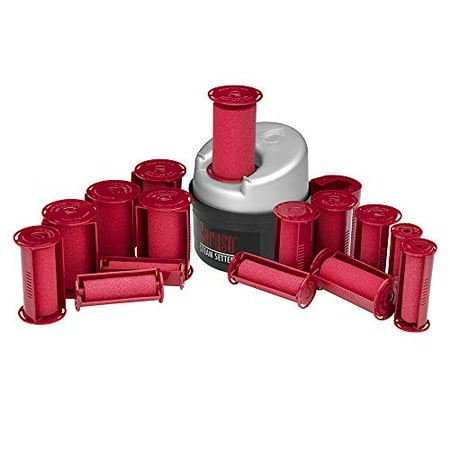 Caruso Model Professional Molecular Steam Rollers with Shields, Petite (4-Count)