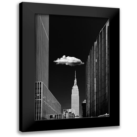 Carvalho, Jackson 17x24 Black Modern Framed Museum Art Print Titled - Single Cloud