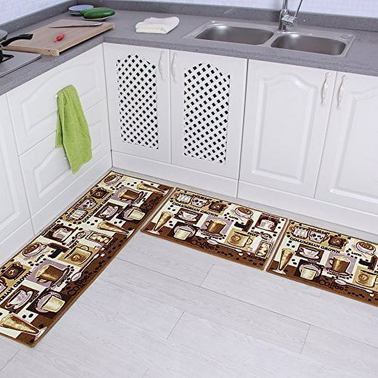 3 Piece Kitchen Rug Sets