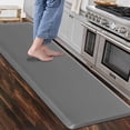 thumbnail image 1 of Carvapet Anti-Fatigue Floor Mat Cushioned Kitchen Comfort Mat, Waterproof Non-Slip Standing Desk Foam Mats and Rugs, Grey, 17.3"x60", 1 of 7