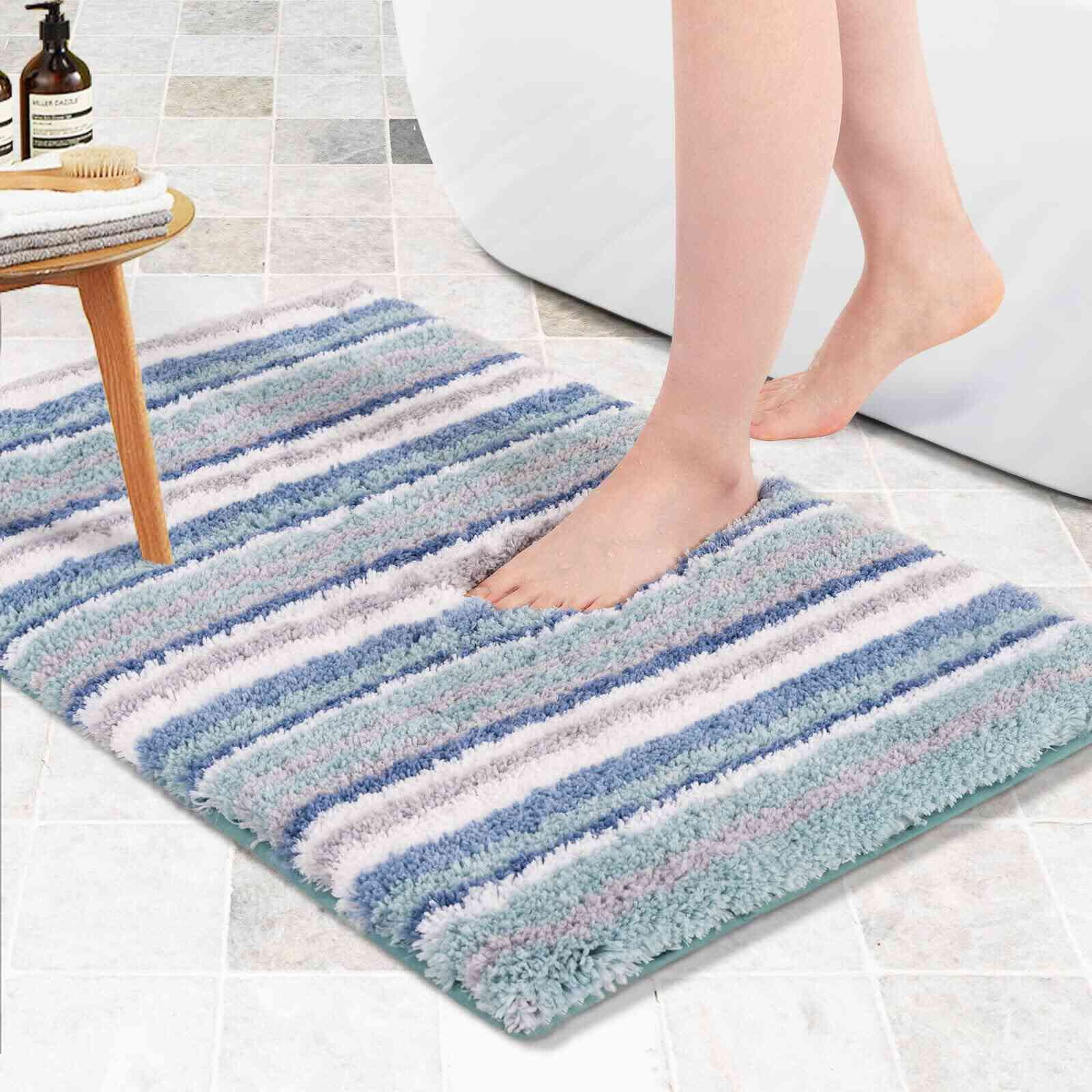 Carvapet Luxury Bathroom Rug Mat 17"x24", Extra Soft and Absorbent