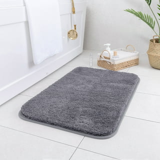 Pro Space 60 in. x 24 in. Black Microfiber Soft Bathmat Water-Absorbing Rug  FM6024RBL - The Home Depot