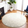 thumbnail image 1 of Carvapet Round Area Rug for Living Room, Non Slip Machine Washable Bathroom Rugs, Extra Soft Rugs for Bedroom, Boho Mandala Print Circle Rugs, 3ft Round Grey, 1 of 9