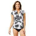 thumbnail image 1 of Carve Designs RGCR26 Dawson Rashguard Black/white tropics SM, 1 of 4