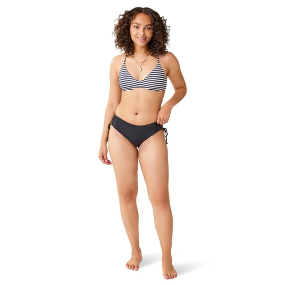 Carve Designs Women's Mustique Reversible Bottom, SM Black/Navy