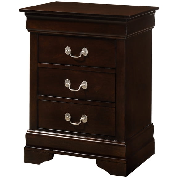 Carved Bases and Curved Mouldings | Bedroom Nightstand | Classic and Ornate Bedroom Piece