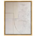 thumbnail image 1 of Carved Contours II Canvas Print Minimalist Decor by Art Remedy, Gold Frame, 16 x 20, 1 of 6