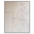 thumbnail image 1 of Carved Contours II Canvas Print Minimalist Decor by Art Remedy, White Frame, 36 x 45, 1 of 6