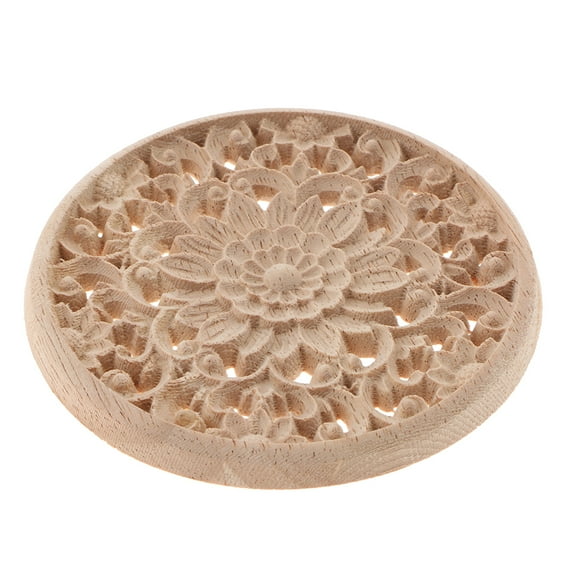 Carved Corner Onlay Appliqu Door Decorate Miniature 10cm