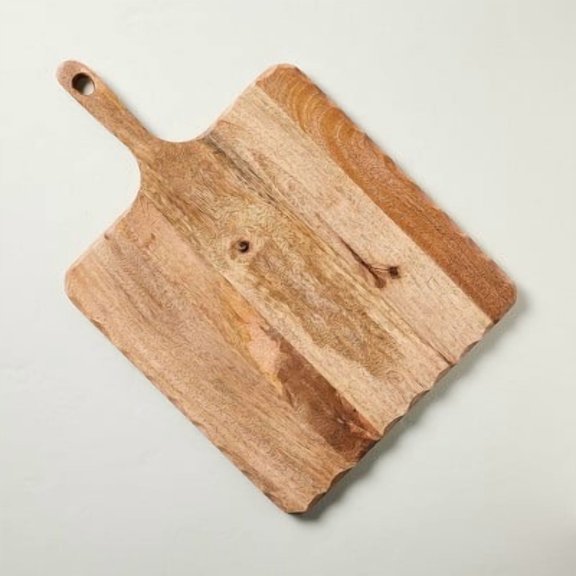 Carved Edge Square Wood Board