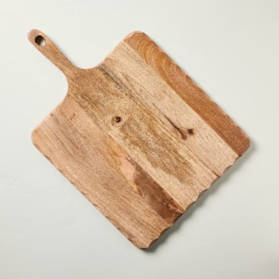 Carved Edge Square Wood Board