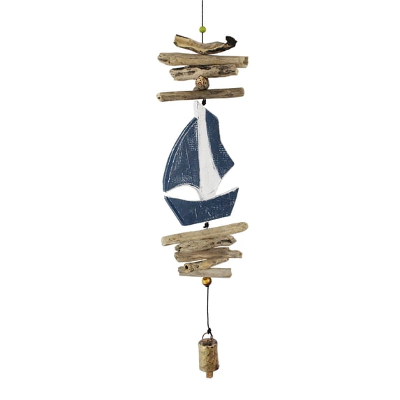 Carved Single Sailboat Cohasset Bell