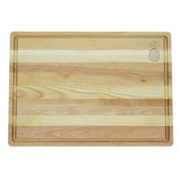 Carved Solutions Master Collection Wooden Cutting Board Large-Pineapple