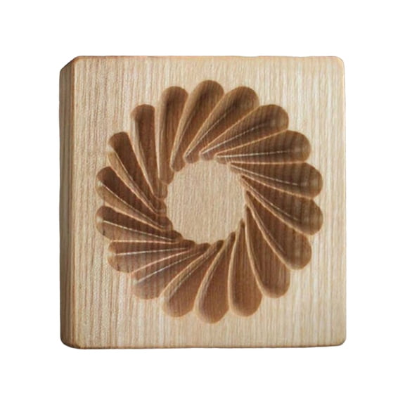 Carved Wooden Cookie Kitchen Cookie Cutter Cookie Stamp Stamp Cookie Cutter For Cookie Stamp Summer Spring Metal Cooking Ring Heat Sealer Fondant Shapes Snack Bag Sealer Sandwich for Kids Easter