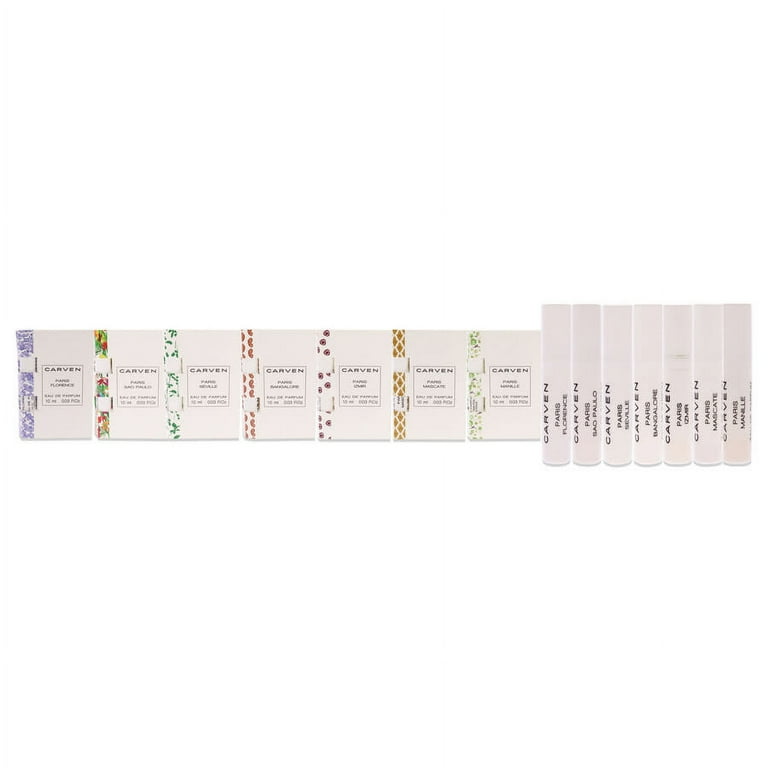 SCENTIMENT 7SEC. BOX SET 即購入可 Carven Collection Mini Set Sampler For Women, 7 x 1.0 ml Sampler