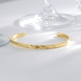 thumbnail image 1 of Carven Design Pattern Bracelet Simple Personalized All-match Cold Style, 1 of 2