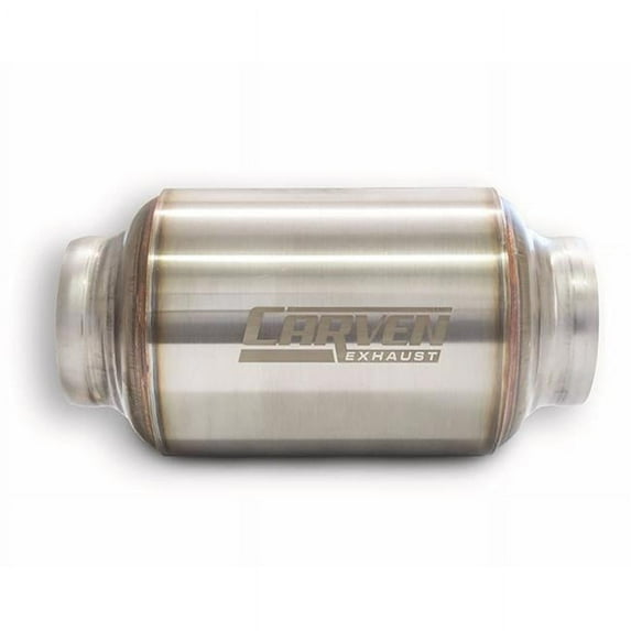 Carven Exhaust 2.5 in. SR Series Inlet Universal Performance Muffler