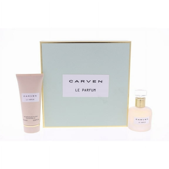 Le Parfum by Carven for Women - 2 Pc Gift Set 1.66oz EDP Spray, 3.33oz Perfume Body Milk